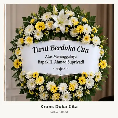 Krans Bunga Duka Kutai Barat